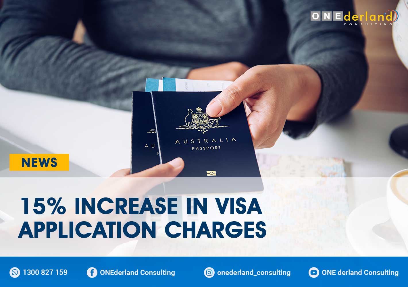 15% Increase in Visa Application Charges