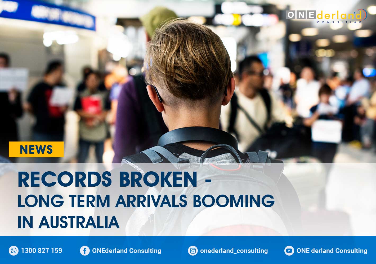 Records Broken – Long Term Arrivals Booming in Australia