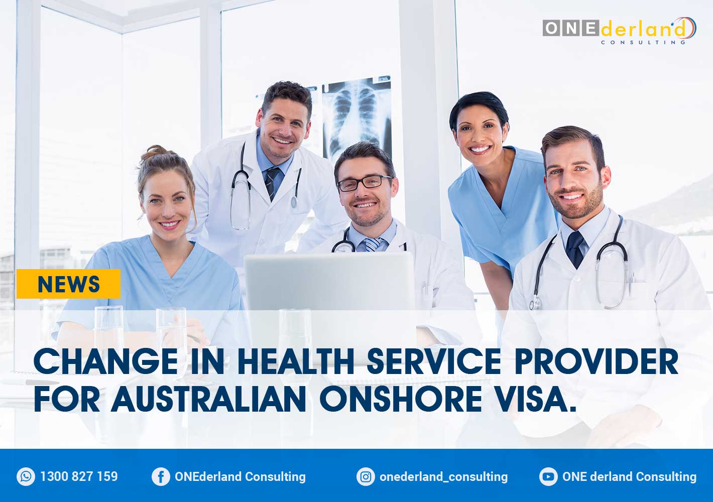 Change in Health Service Provider for Australian Onshore Visa.
