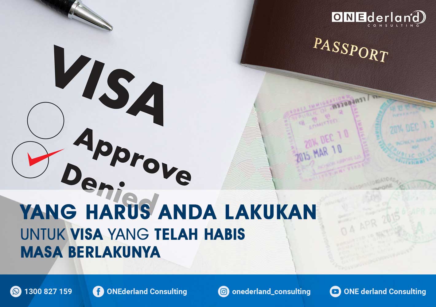 Pilihan Untuk Visa Yang Telah Habis Masa Berlakunya.