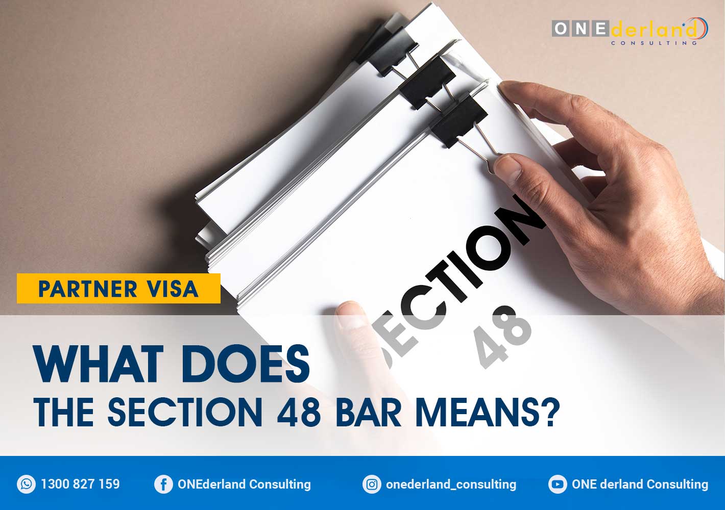 What does The Section 48 bar means