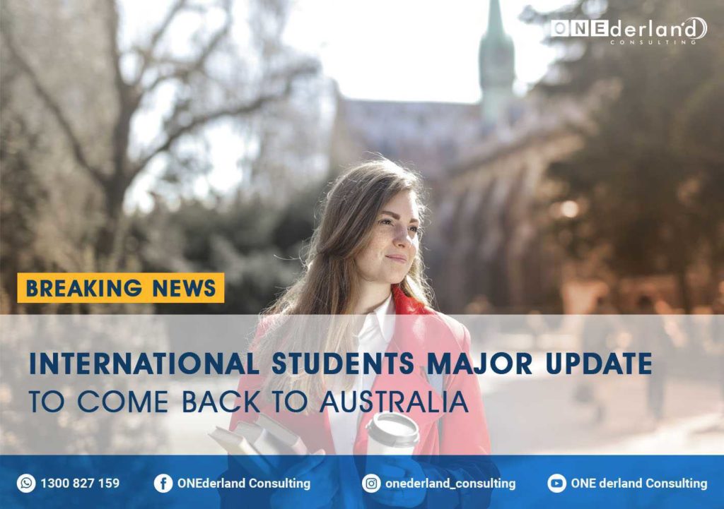International Student Return to Australia As Soon As November On Pilot Projects