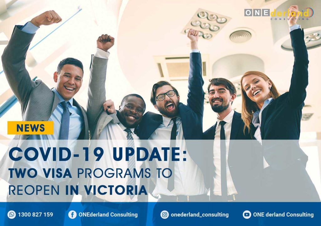 COVID-19 Update Two Visa Program to Reopen In Victoria
