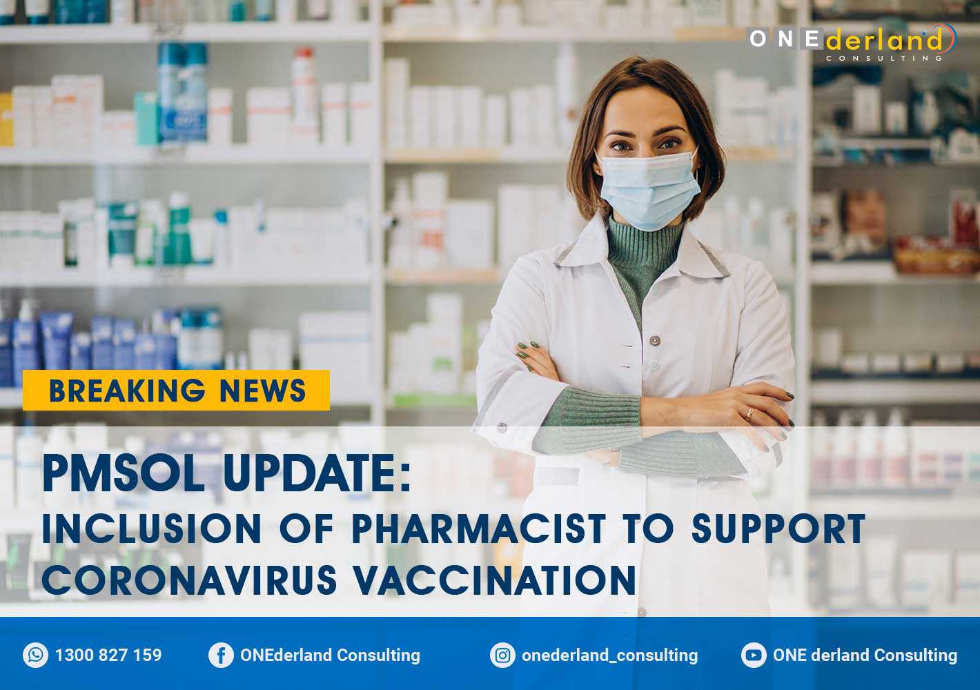 Pharmacist is now part of PMSOL to support Coronavirus Vaccine