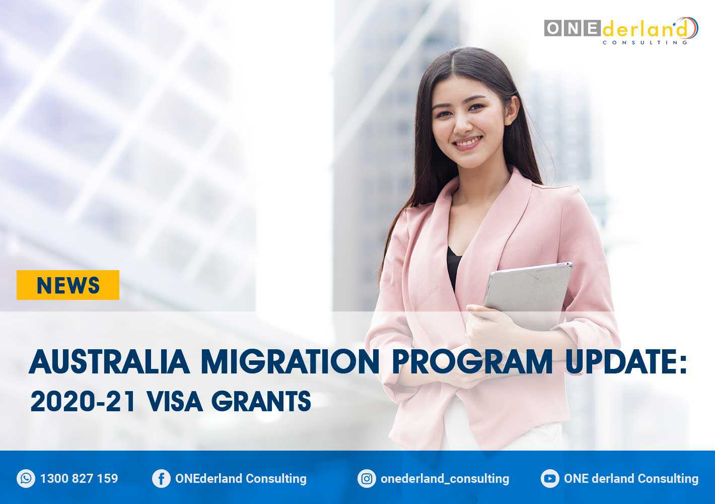 2020-21 Australia Migration Program Year Visa Grants: 160,052 Places Has Been Given