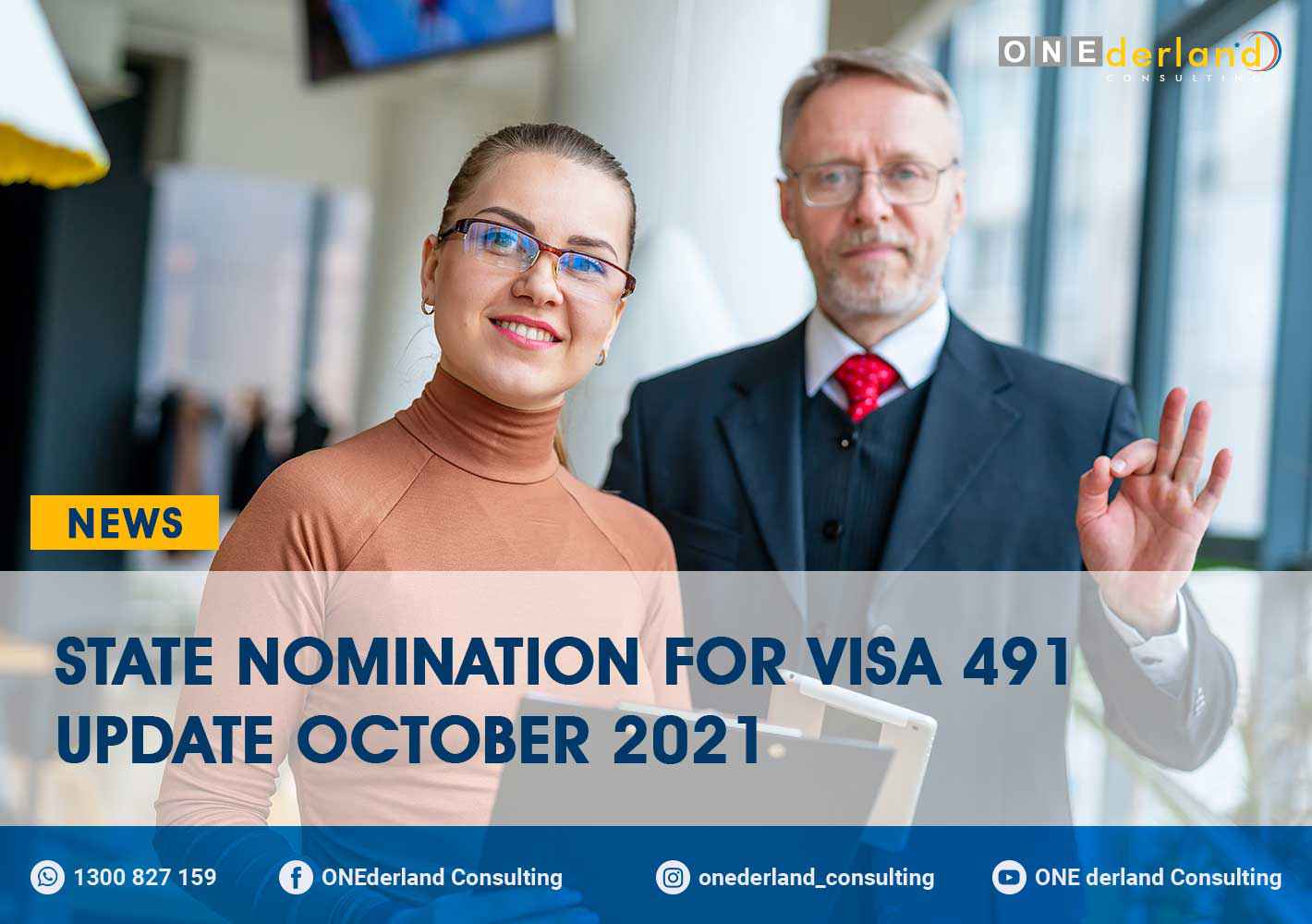 State Nomination for Visa 491 Update October 2021