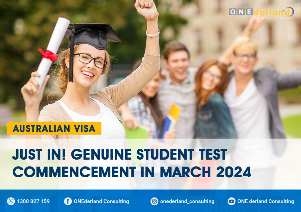Just In! Genuine Student Test Commencement in March 2024