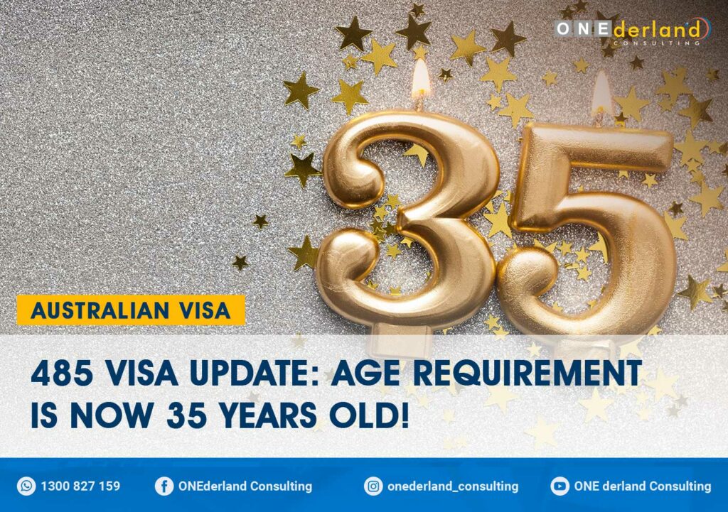 485 Visa Update - Age requirement and validity period