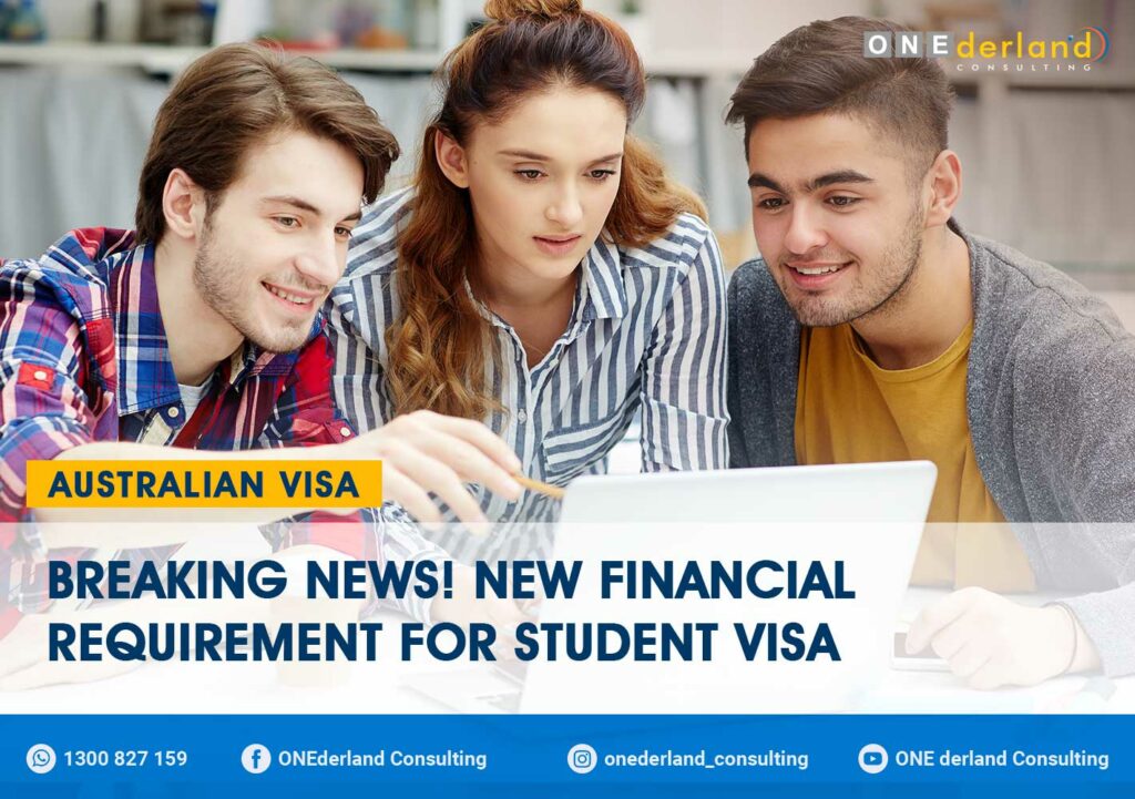 New Financial Requirement for Student Visa