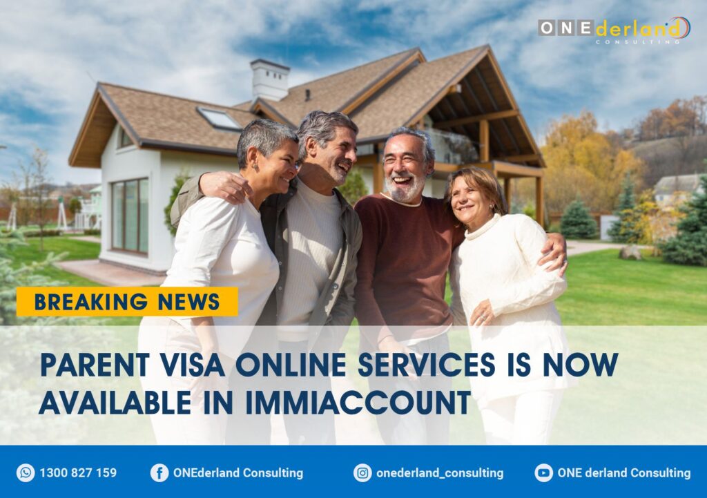 Parent Visa Online Services Is Now Available in ImmiAccount